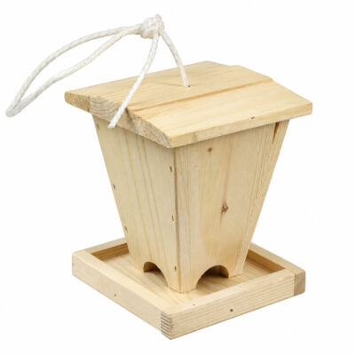 Bird feeder, natural — white 1x1