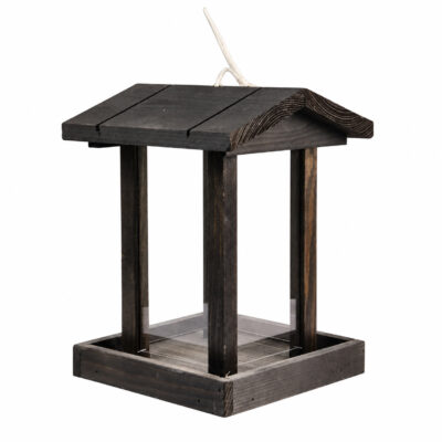 Bird feeder, black — white 1x1